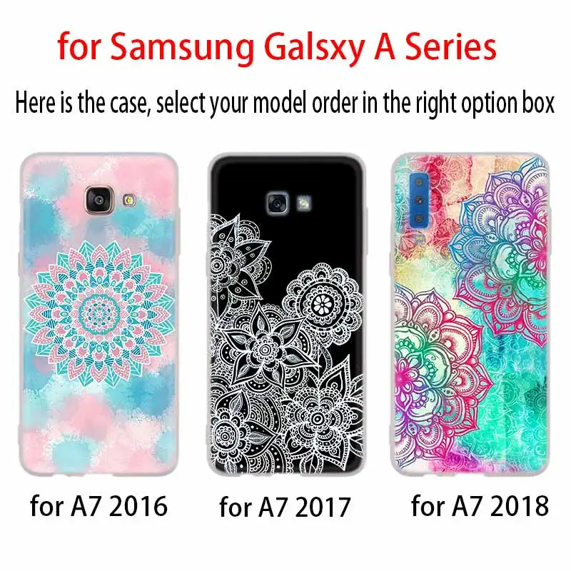 Цветочный Пейсли Мандала хенна чехол для Samsung Галактики