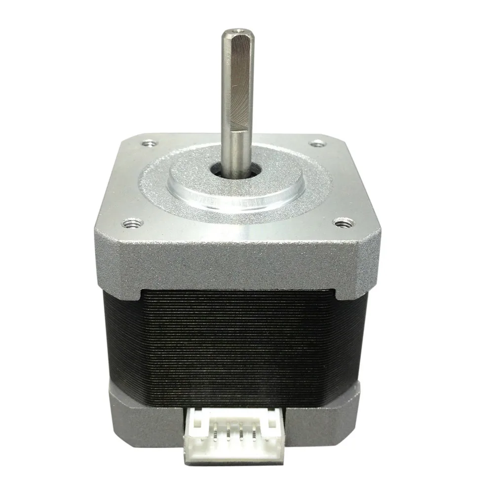 4 свинцовый Nema17 шаговый двигатель DC 12V 1.7A CNC Гибридный 3D принтер мотор 2 фазный кг.