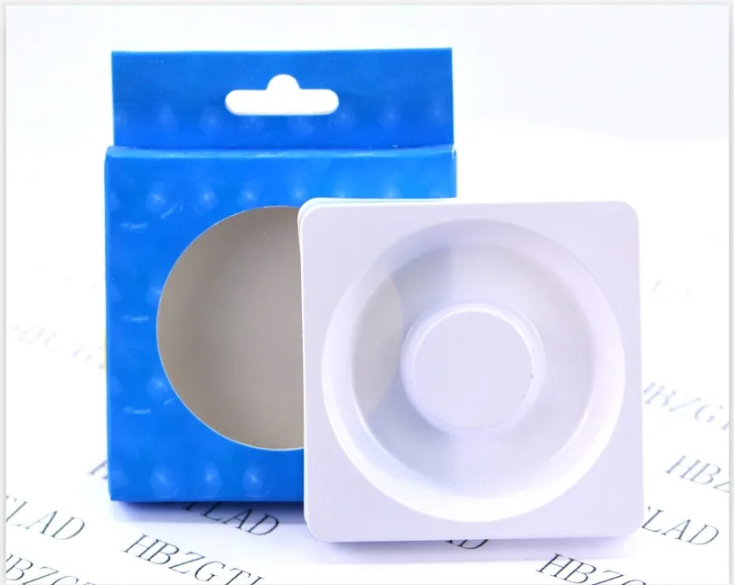 new blue 10 компл./лот упаковочная коробка для ресниц пустой ресницы посылка многоцветный бумажная коробка белый фарфоровый поднос с фокусным расстоянием 25 мм ресницы DIY блестящие упаковочная коробка - Цвет: new blue