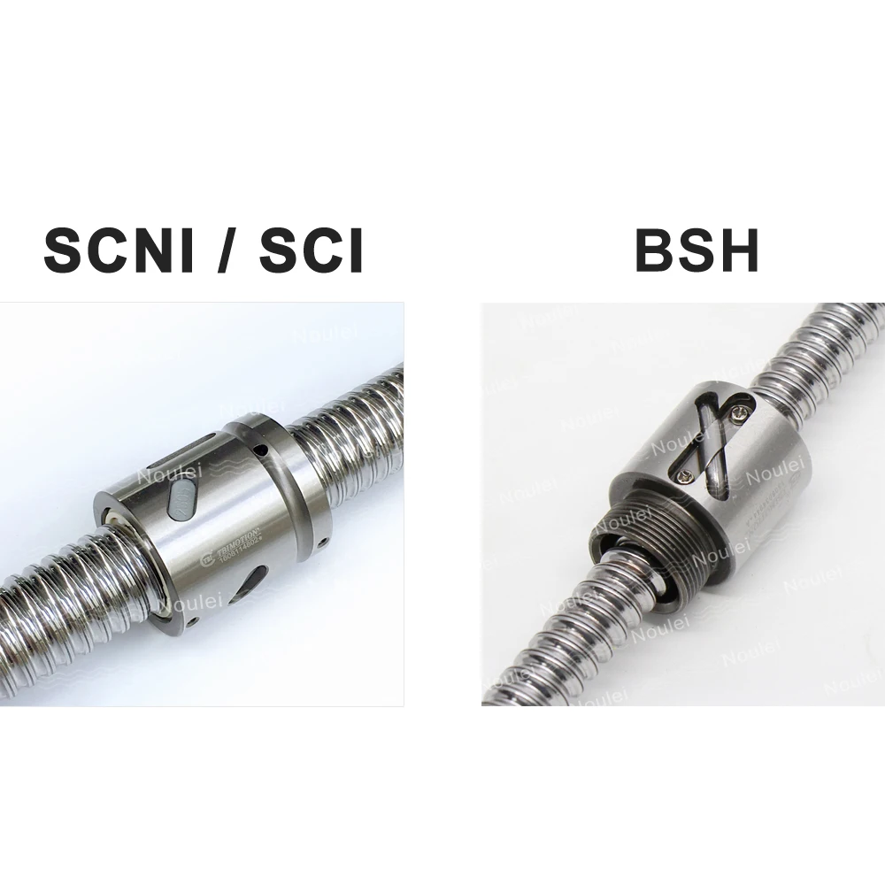 Шариковый винт TBI SCN 1605 C7 400 мм с шаровой гайкой SCNI1605 торцевой обработкой для