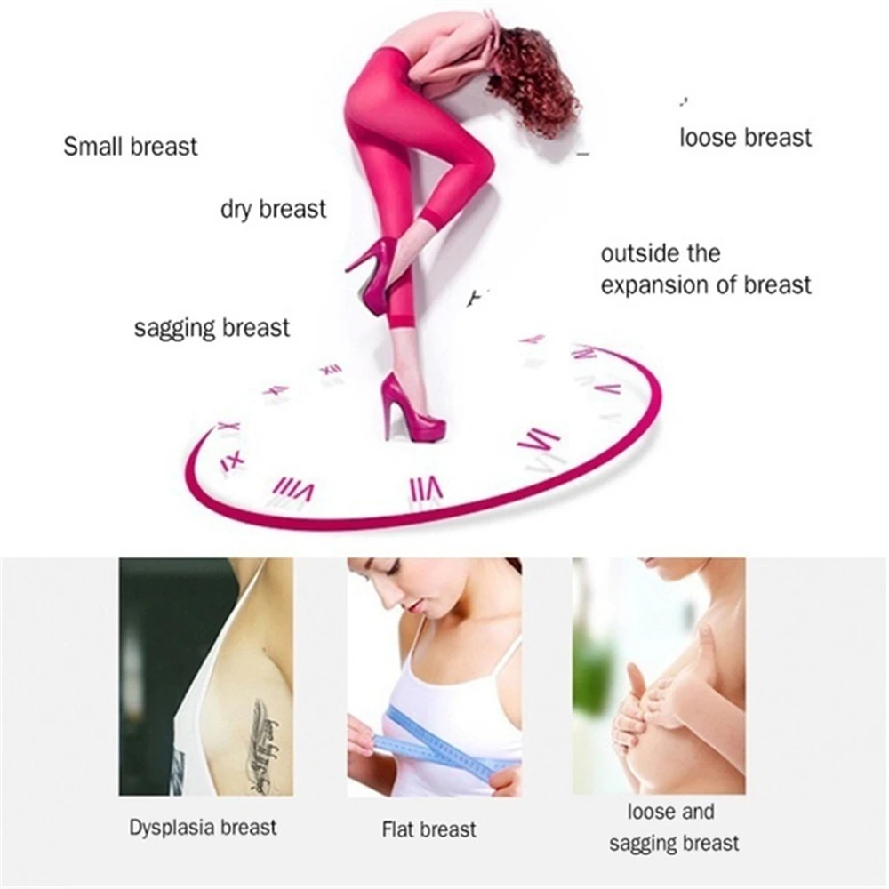 Vibrating Breast Nipple Massage Care Enlarge Enhance Vacuum Pump Cup Bust Breast Infrared Heating Suction Cup Enhancer