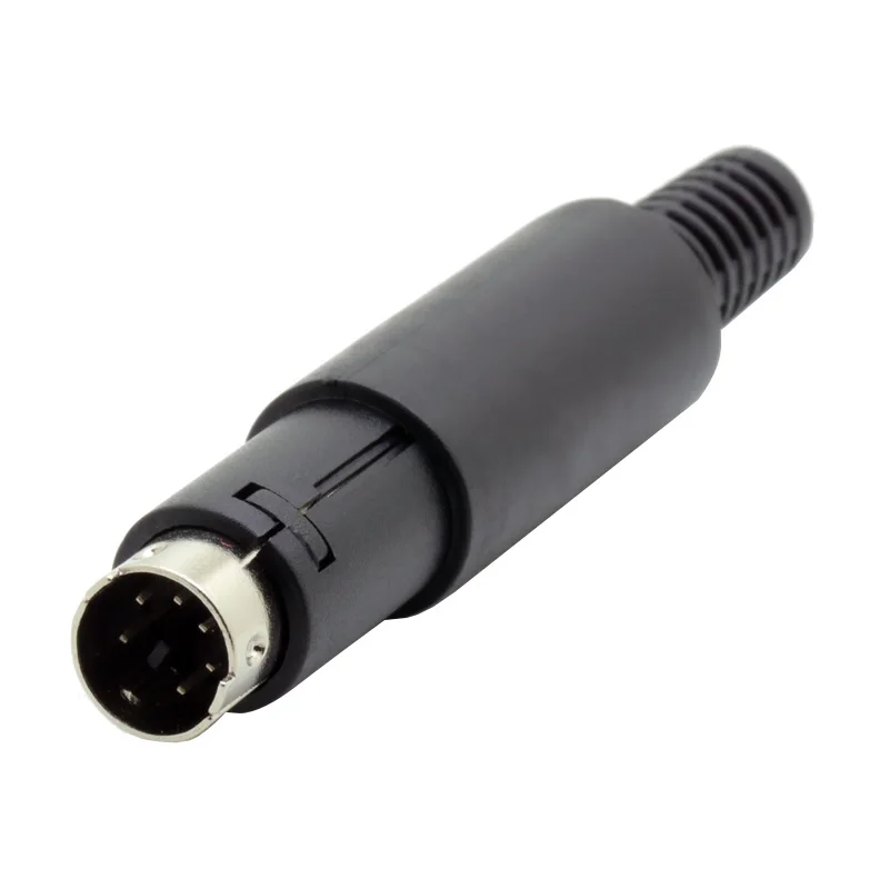 1 шт. 6 контактный разъем для пайки с пластиковой ручкой|connector diy|connector maleconnector din |