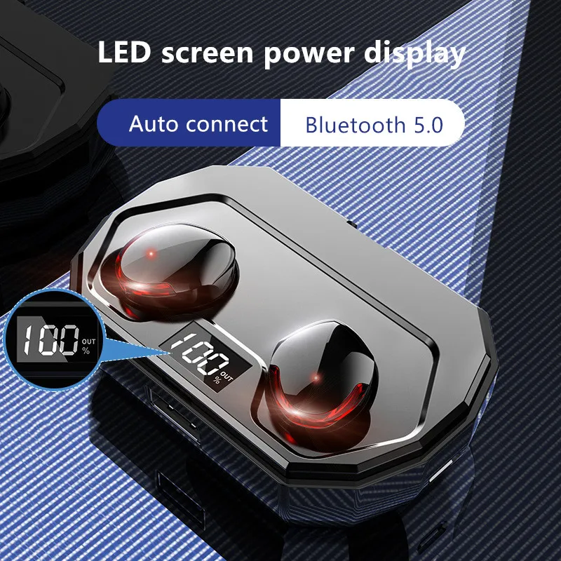 TWS стереонаушники с поддержкой Bluetooth 5 0 и зарядным футляром|Наушники гарнитуры| |