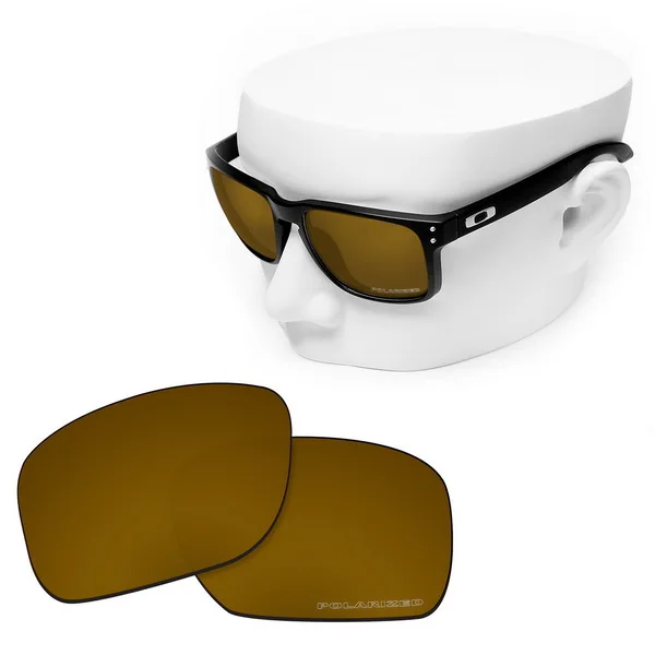 Bronze Gold OOWLIT Анти-Царапины Сменные линзы для-солнцезащитные очки Oakley Holbrook OO9102 травления поляризованных солнцезащитных очков - Цвет линз: Bronze Gold