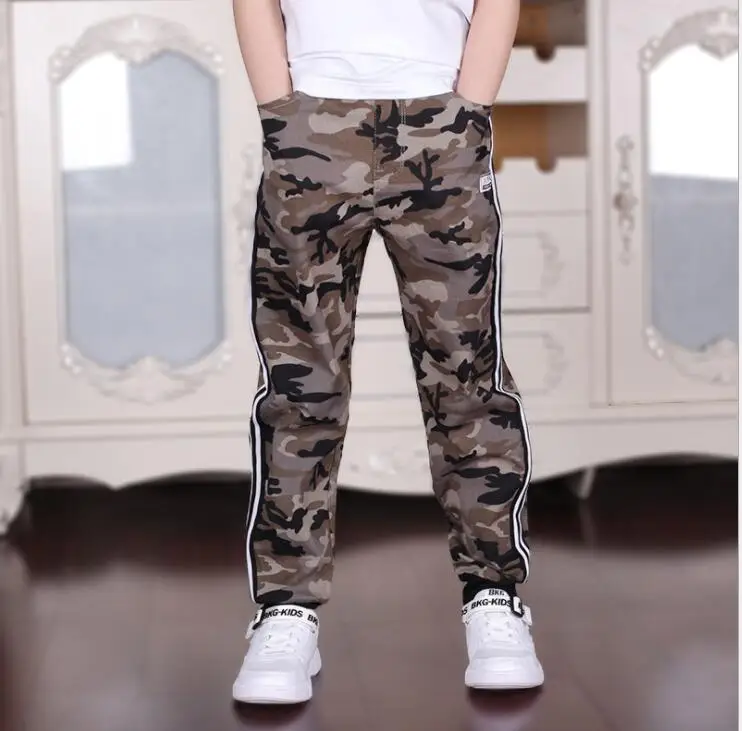 

spring autumn children's cotton pants 2019 boys trousers kids leggings ruffle pants 3-12 teenage clothing boys striped clothes