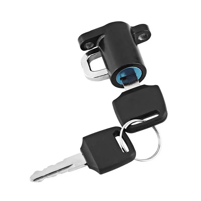 Универсальный замок для мотоциклетного шлема черного цвета высокое качество