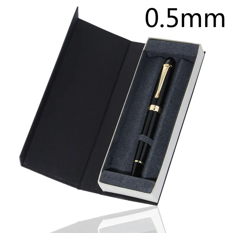 G JINHAO X450 авторучка высокого класса бизнес-подпись в офисе чернильная ручка 0,5 мм 1,0 мм перо из иридия модная Роскошная подарочная упаковка - Цвет: G