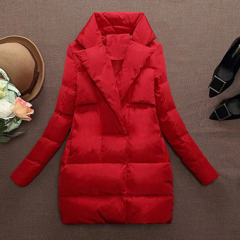 Зимнее пальто для женщин 2018 Новая модная зимняя женская куртка 90% белый пуховик