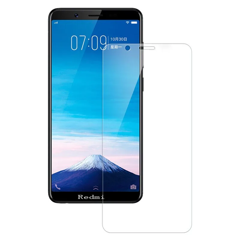 Закаленное стекло на весь экран для Xiaomi Redmi 7 7A 2 шт. защита экрана с защитой от