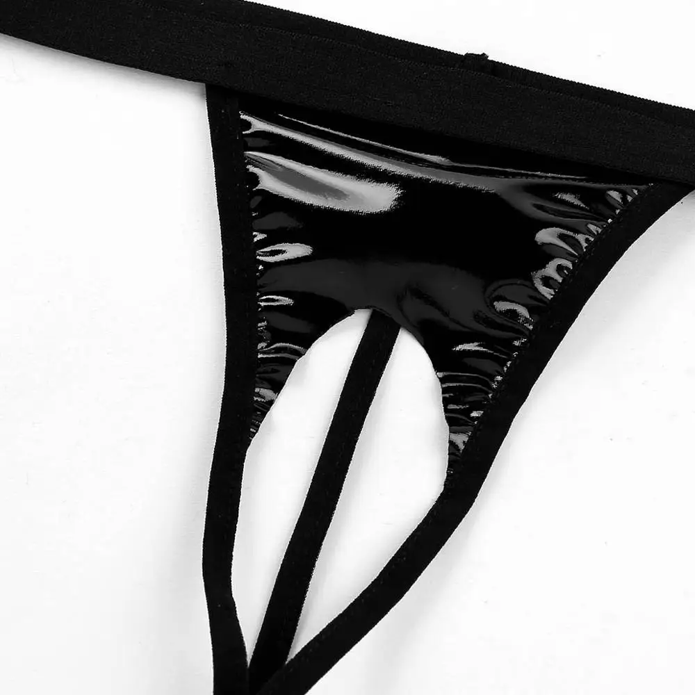 DPOIS Lingerie Women Corset Bralette Hollow Out Bust Push Up Bra Top &amp Crotchless G-string Bikini Briefs Underwear | Тематическая
