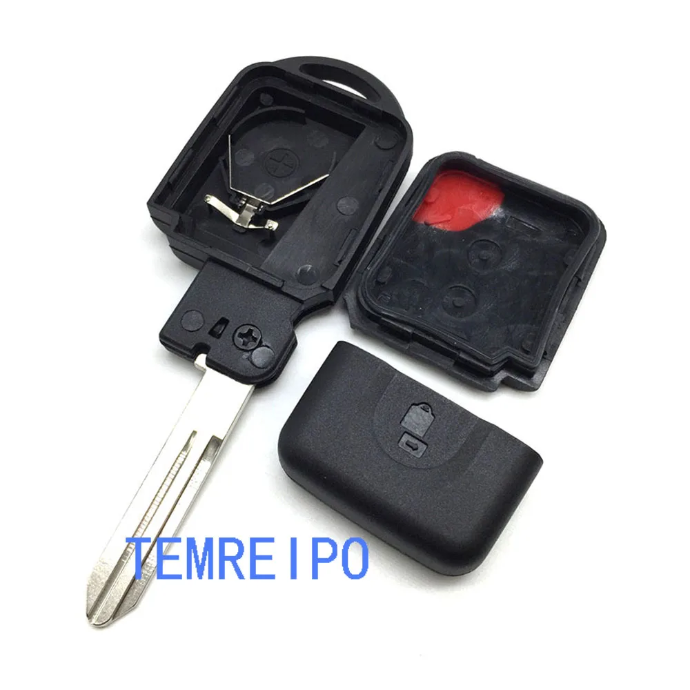 5 шт./лот 2 кнопки дистанционного ключа Fob чехол для Nissan Micra Xtrail Qashqai Juke Duke Navara|shell case