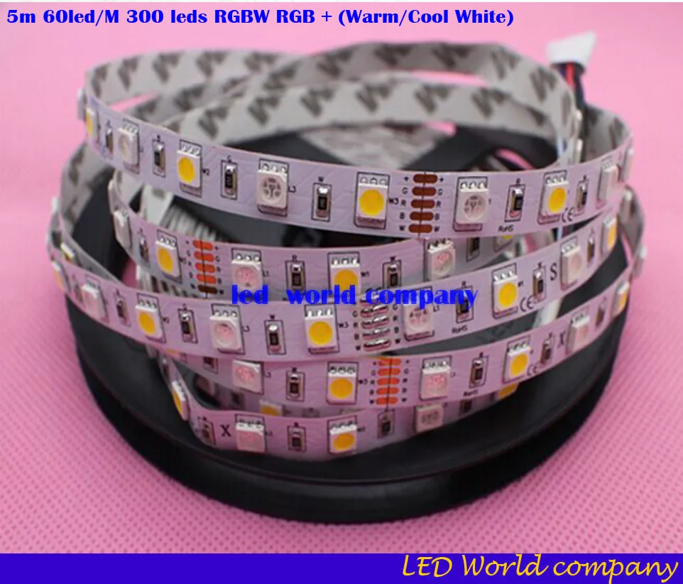 5 м 60 Светодиодный одов/м 300 светодиодный s SMD 5050 смешанных цветов RGBW RGB +