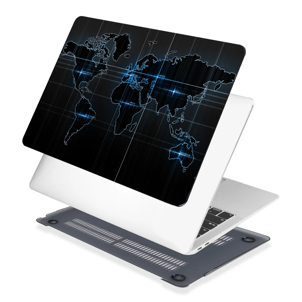 Чехол для ноутбука MacBook Air Pro Retina 12 13 15 16 дюймов A2141 A2338 A2289 2020 A2179 A2337 A1932 пластиковый