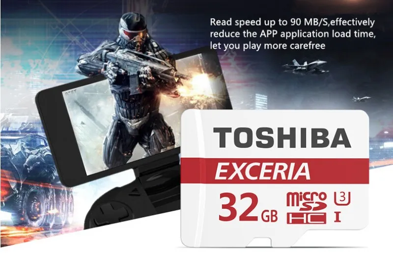Оригинальные карты памяти TOSHIBA Micro SD карты 16 ГБ 32 ГБ 64 Гб 128 Гб класс 10 U1/U3 Microsd TF карта UHS1 флеш-накопитель