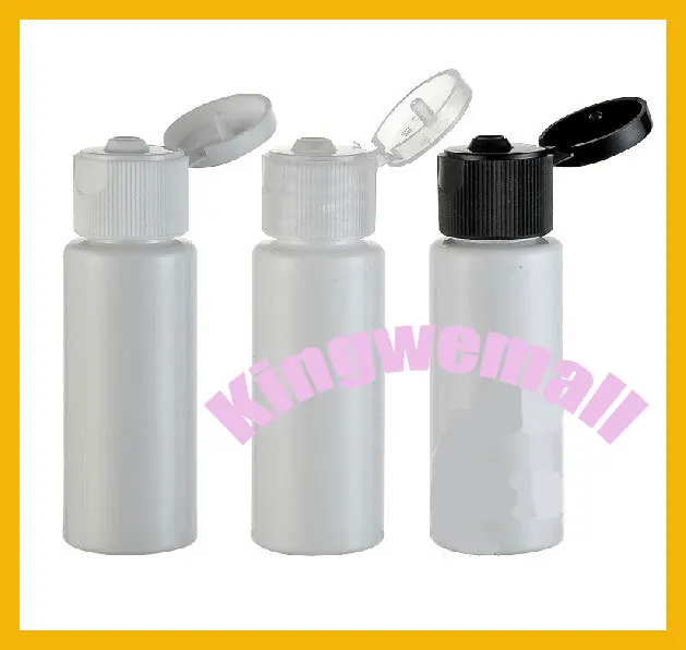 

300pcs/lot 20ml PET lotion Bottle, white sample container bottle with flip cap