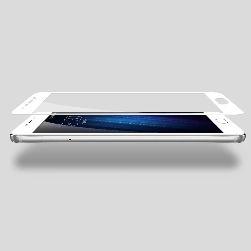 Шелк Экран полное покрытие закаленное стекло для Meizu meilan Max U20 U10 самоклеющиеся