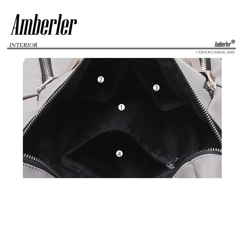 Женские Водонепроницаемые нейлоновые рюкзаки Amberler высококачественные