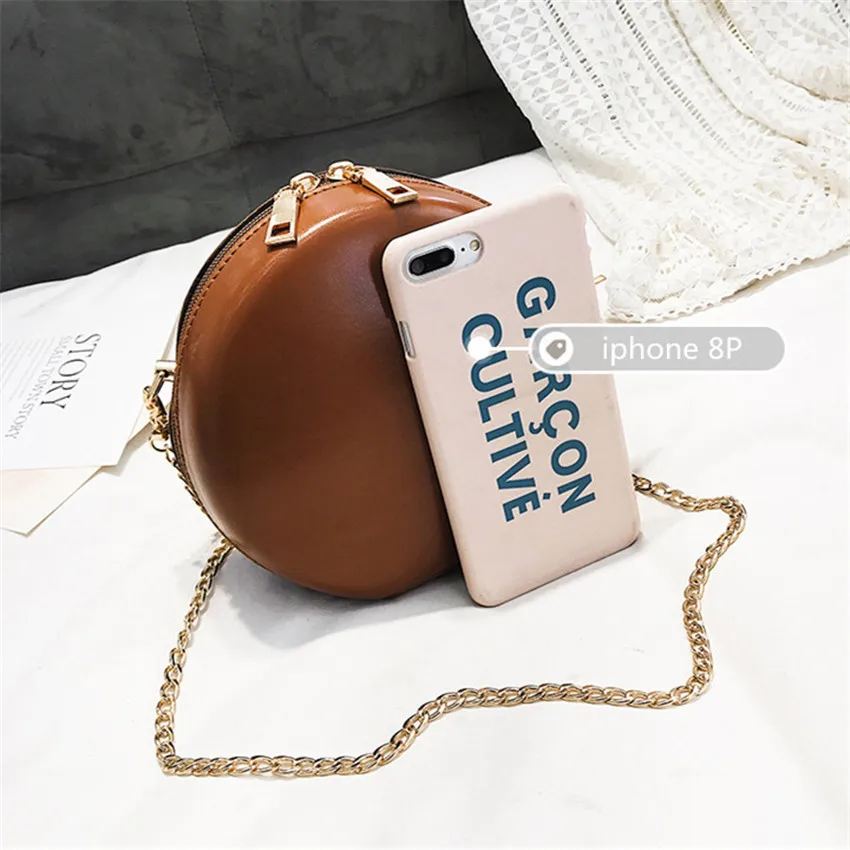 TOYOOSKY новые женские круглые Сумки из искусственной кожи женская сумка