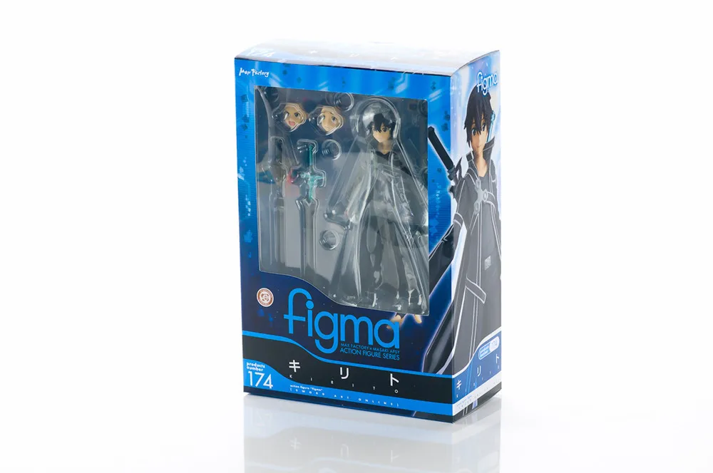 Фигурка Figma из аниме Искусство меча онлайн S.A.O Kirito Kazuto 174 178 241 248 экшн-фигурка ПВХ