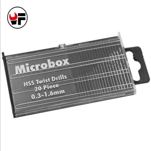 Набор высокоскоростных мини-Сверл из быстрорежущей стали, 0,3-1,6 мм, 20 шт.компл., DZ181