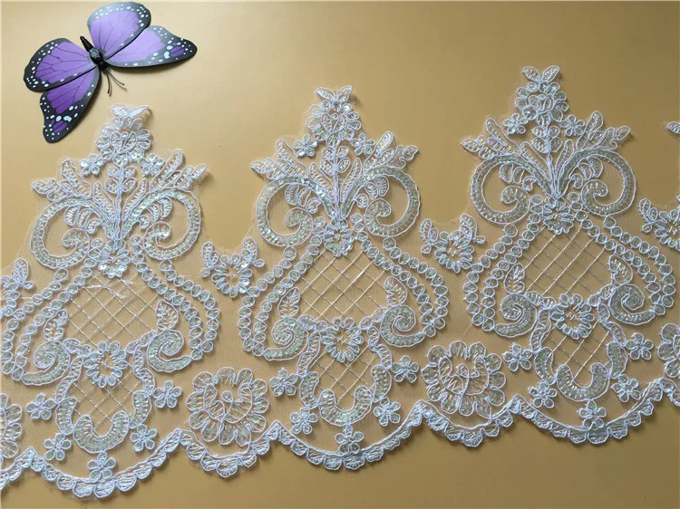 

9Yards Vintage Lace Trim Bridal Wedding Ribbon Trimmings For Embroidered Lace Tape Sewing Craft DIY Decor Y23