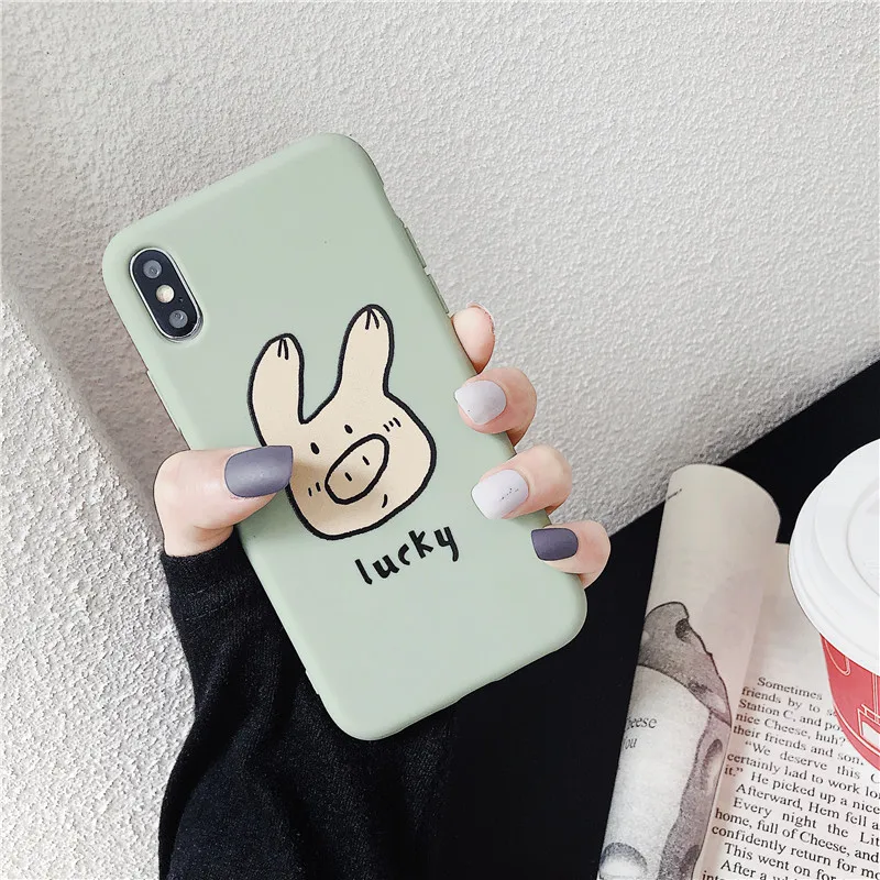 DISCASE милый мультфильм Пары чехол для телефона iphone XS Max X XR 8 7 6 S плюс Чехол Мягкий