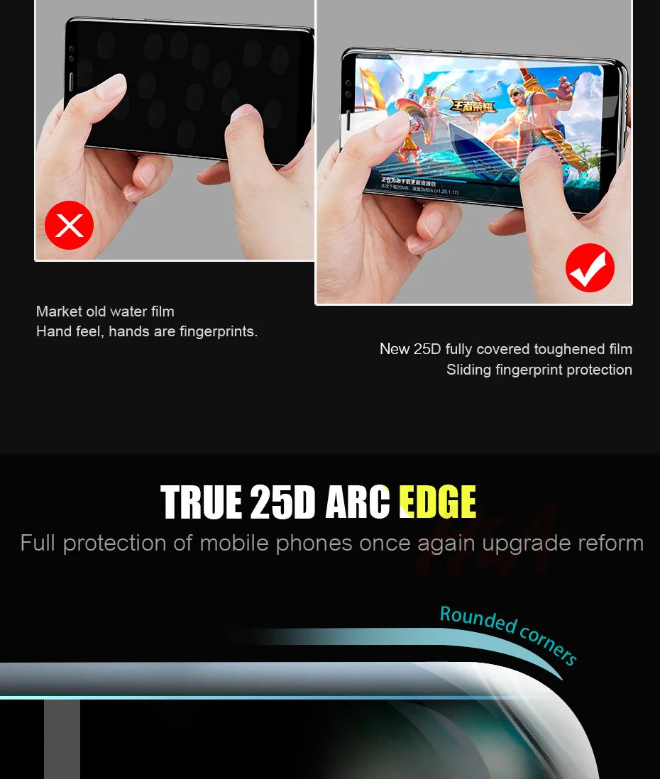 H& A 25D полное покрытие экрана протектор для Xiaomi Redmi Note 7 6 5 Pro 4X закаленное стекло для Redmi 7 4X5 6A 6 Pro защитное стекло