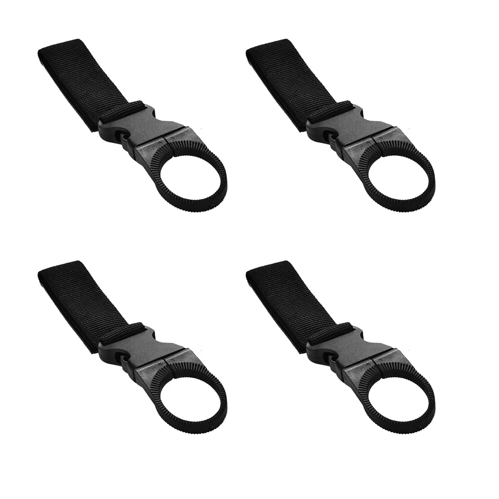 4 шт./компл. прочная пружинная Пряжка держатель для бутылки с водой крючок ремень
