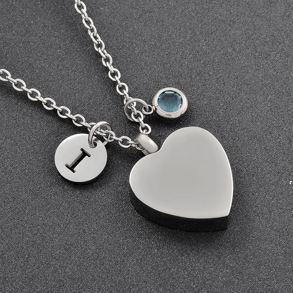 Etching Always With you Forever Heart memorial locket pendant ashes Jewelry Stainless Steel Cremation Urn Necklace For Women | Украшения и