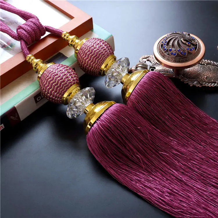 Разные цвета на выбор 82 см Декоративные занавески кисточки высокое качество Tieback