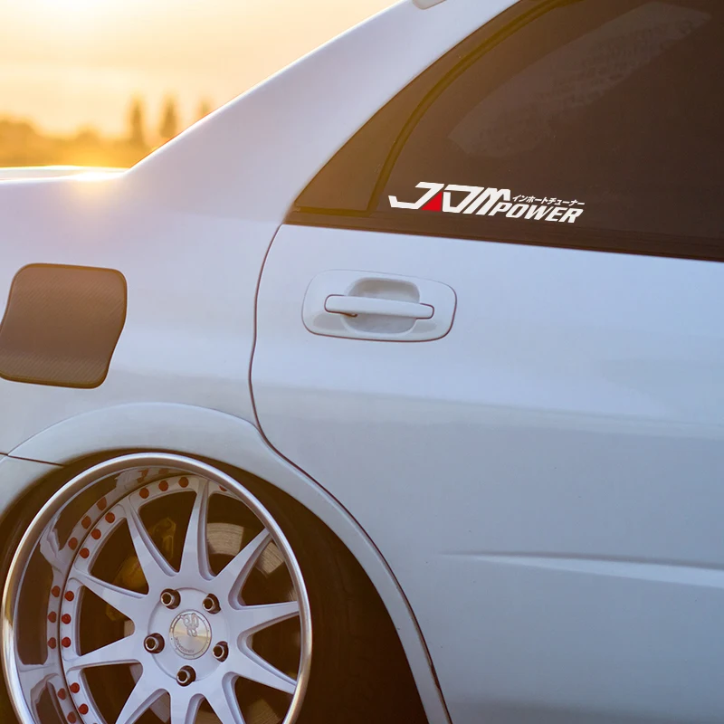 Автомобильные наклейки Noizzy JDM Power виниловые светоотражающие на окна автомобиля
