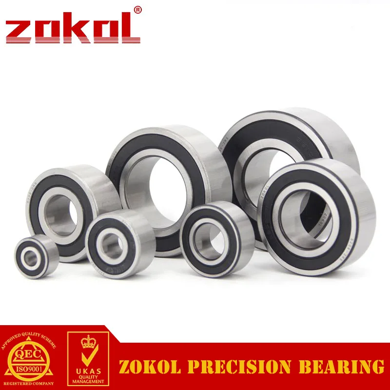 

ZOKOL bearing 5313 2RS 3313 2RZ (3056313) Axial Angular Contact Ball Bearing 65*140*58.7mm