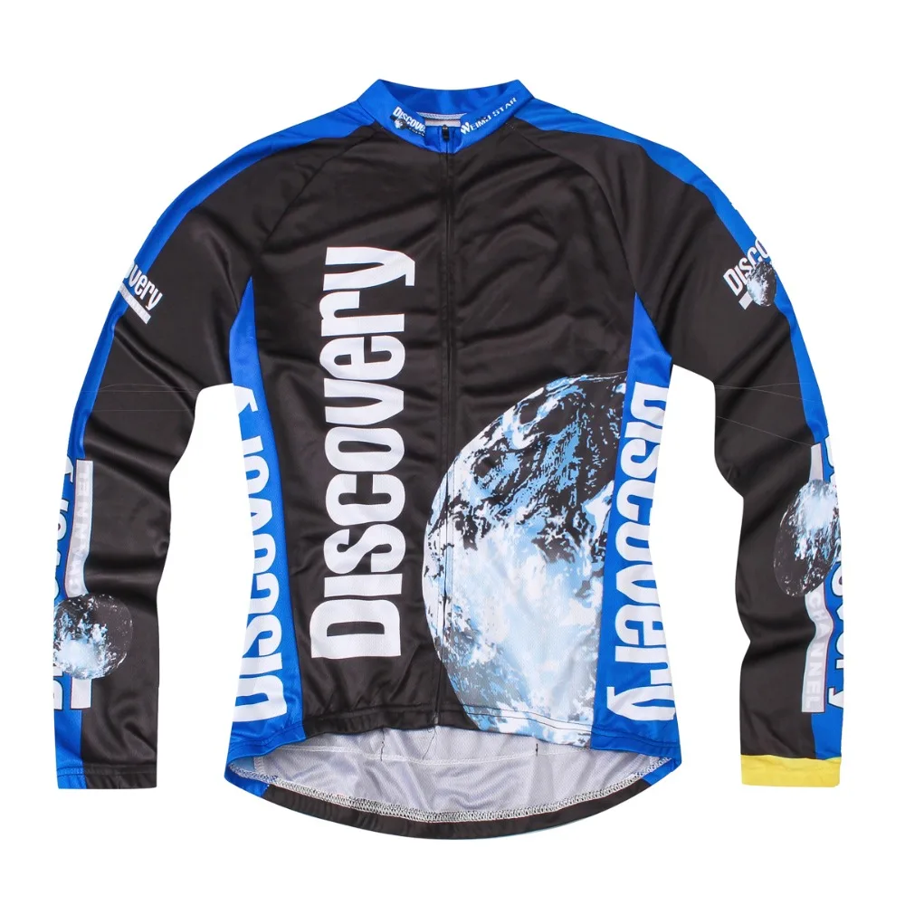 Discovery Cycling Long Sleeve Jersey Jogging Clothing Bike MTB Cycle Shirt S-XXXL | Спорт и развлечения