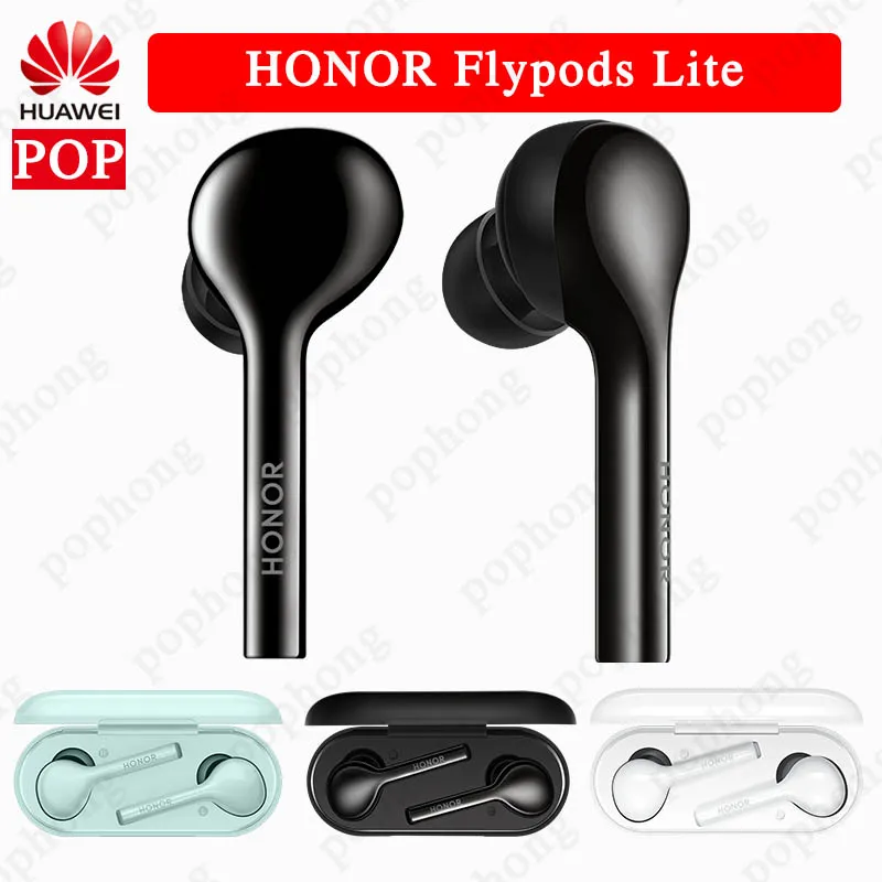 HUAWEI honor FlyPods lite Bluetooth 5,0 Беспроводные наушники с микрофоном Музыка сенсорный водонепроницаемый гарнитура Handfree динамический