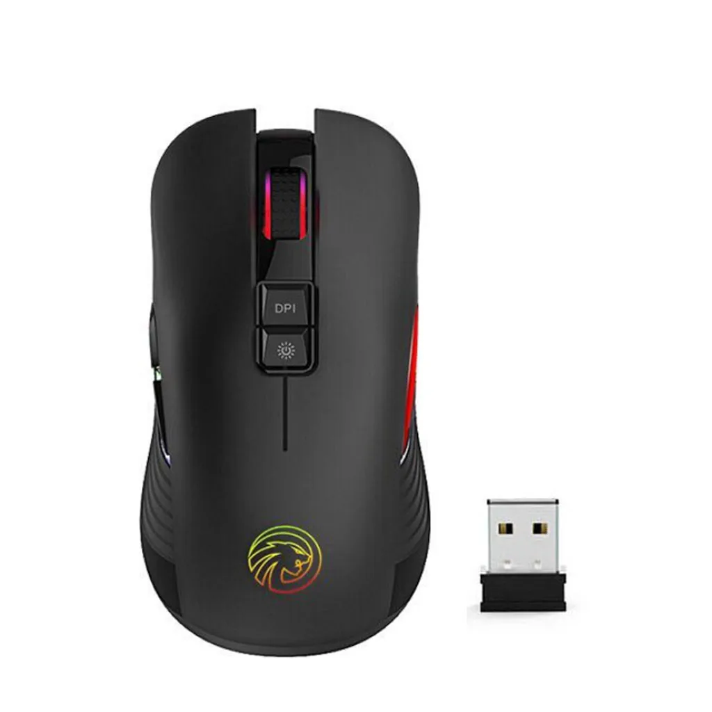 Беспроводная игровая мышка VOBERRY M600 перезаряжаемая 2 4 ГГц 7 ноутбуков компьютер