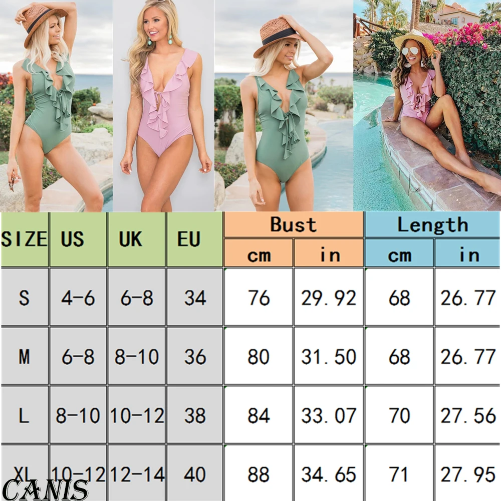 Женский цельный купальный костюм с рюшами бандажный купальник пуш-ап женский