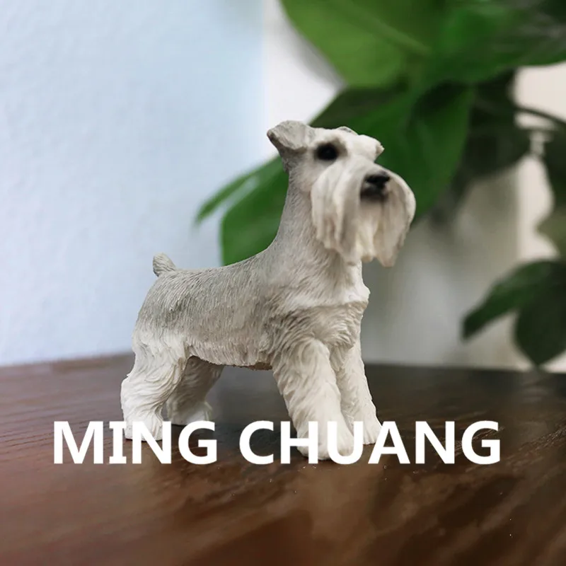 Симпатичная имитация щенка статуя терьера группа Standard шнаузер не Спортивные