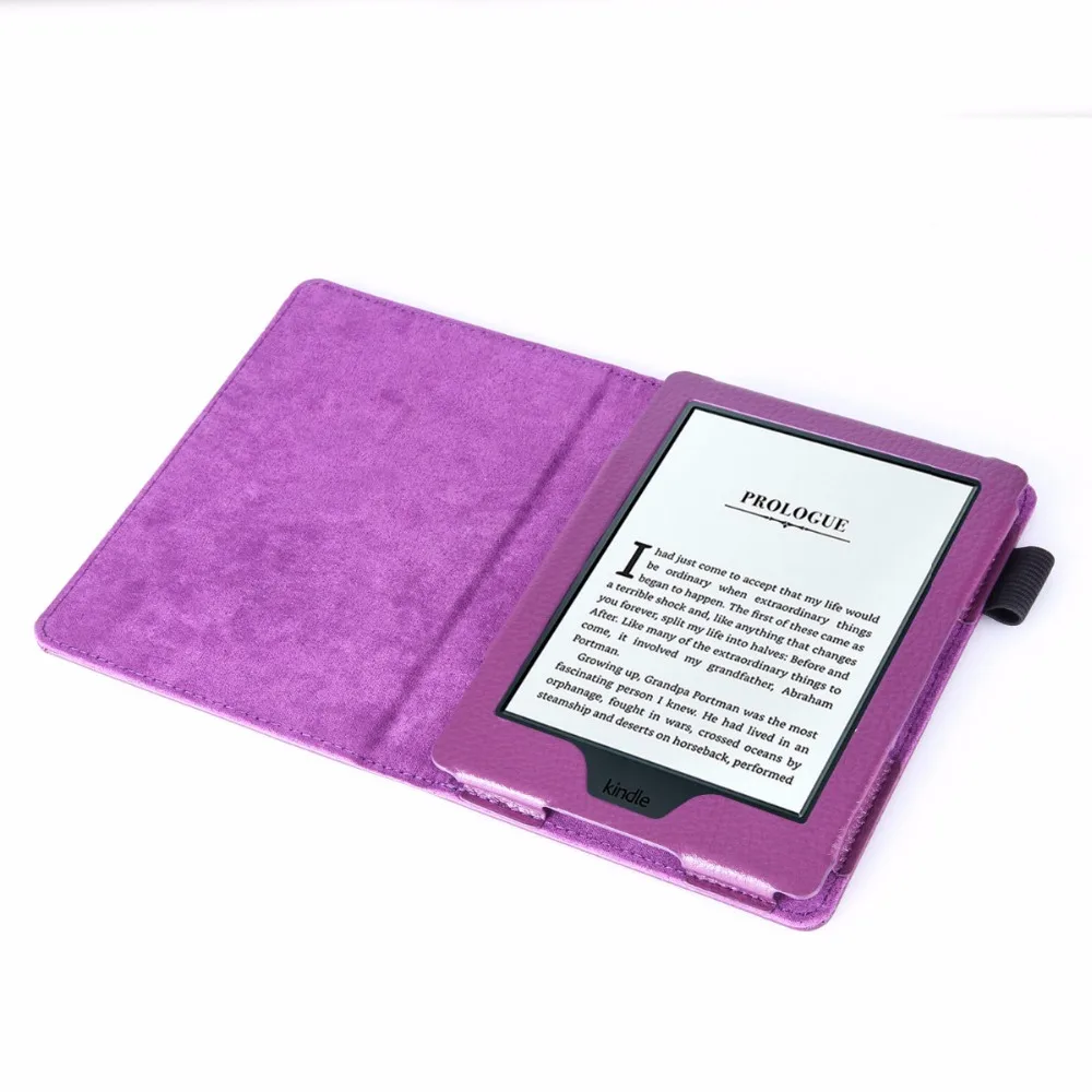 Ультратонкий чехол из искусственной кожи для Amazon New Kindle 2016 версия Ereader с откидной