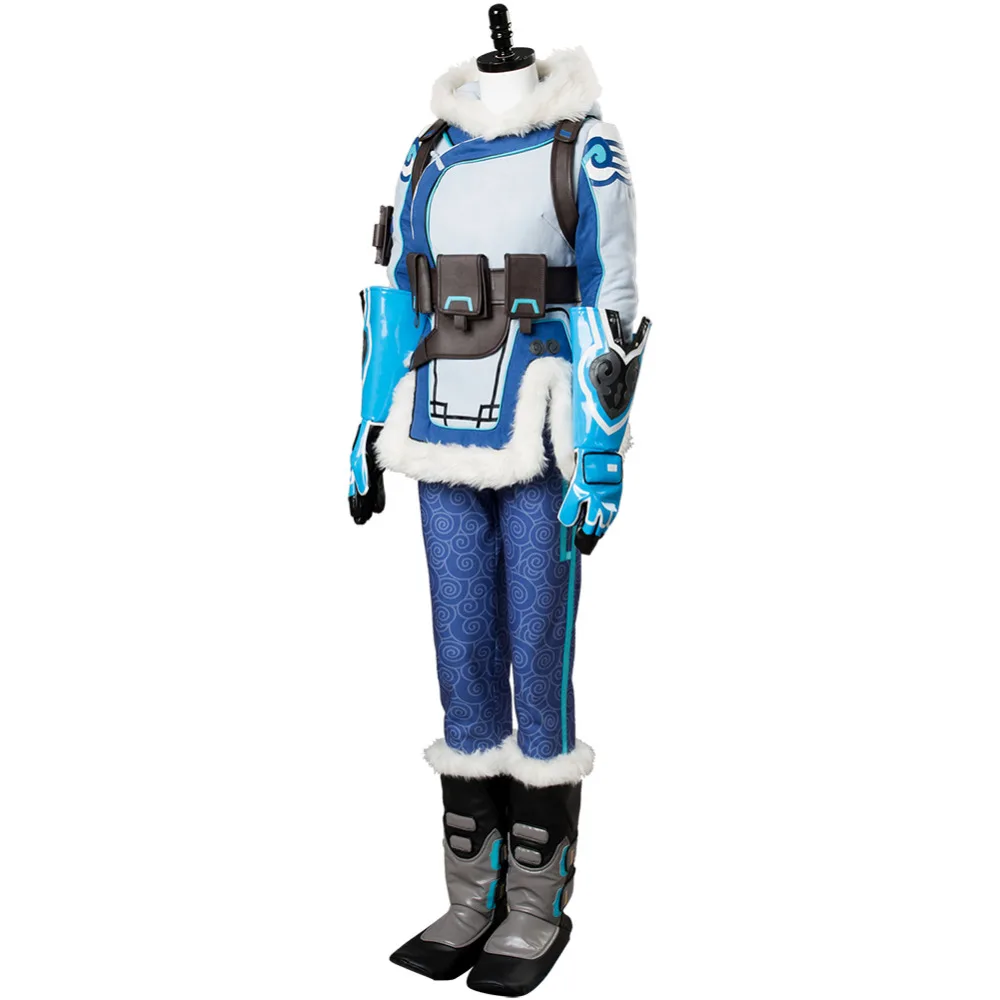 Игры OW Косплей Мэй Костюм Пальто для взрослых женская одежда на Хэллоуин