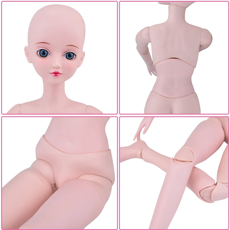 UCanaan Ограниченная Коллекция BJD кукла 60 см 19 шаровых шарниров SD куклы с наряд элегантное платье обувь парики Бесплатный макияж для девочек DIY игрушки