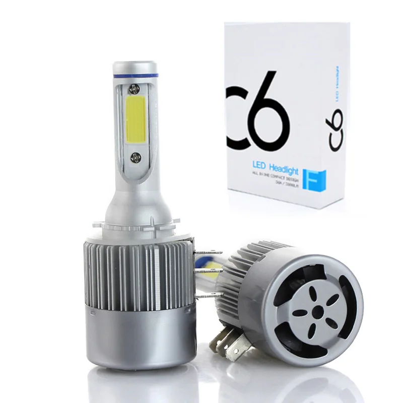 2 шт. автомобисветодиодный светодиодные лампы H15 H4 H7 72 Вт 6000 лм|Передние LED-фары для