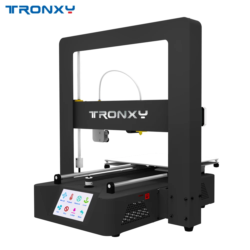 Tronxy 3d принтер X6A Mega Impresora DIY комплект полностью металлический 3,5 дюймов сенсорный ЖК-экран с горячей нитью PLA 8 г sd-карта в подарок