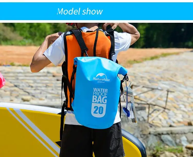 Naturehike 5L 10L 20L 30L 500D ПВХ речной треккинг Дрифтинг печать рафтинг сумки океан пакет Водонепроницаемый Сухой Сумки Открытый Рюкзак