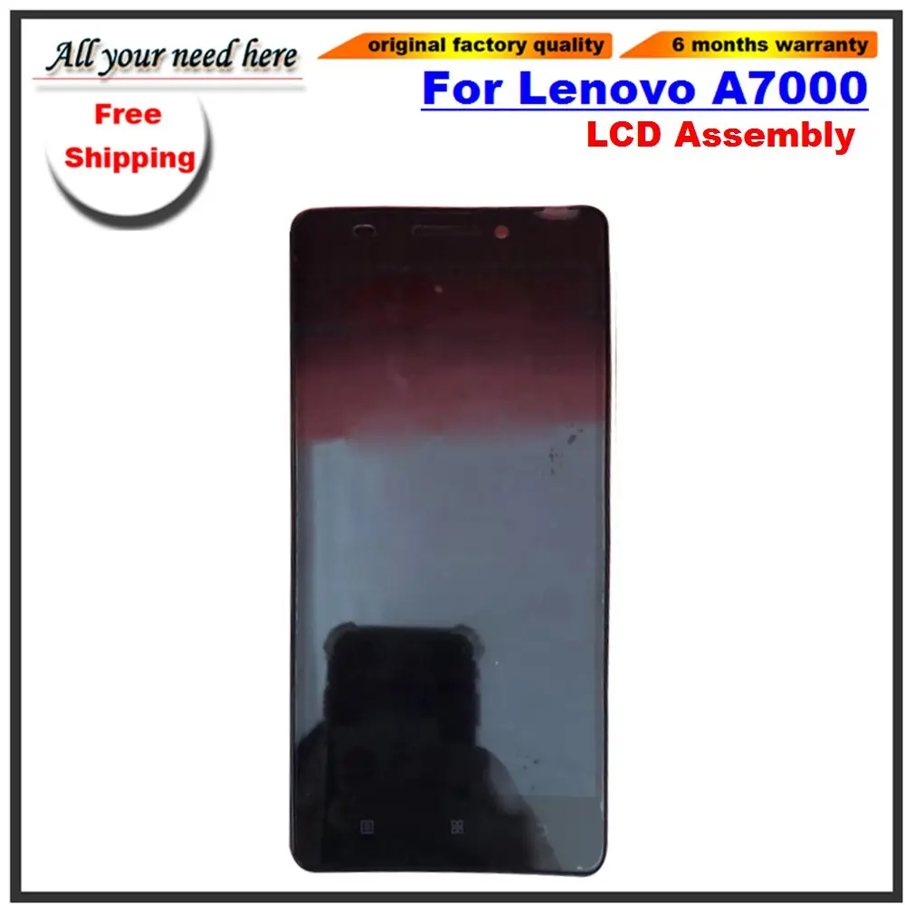 5 &quotОригинальный ЖК дисплей для Lenovo A7000 сенсорный экран с рамкой дигитайзер