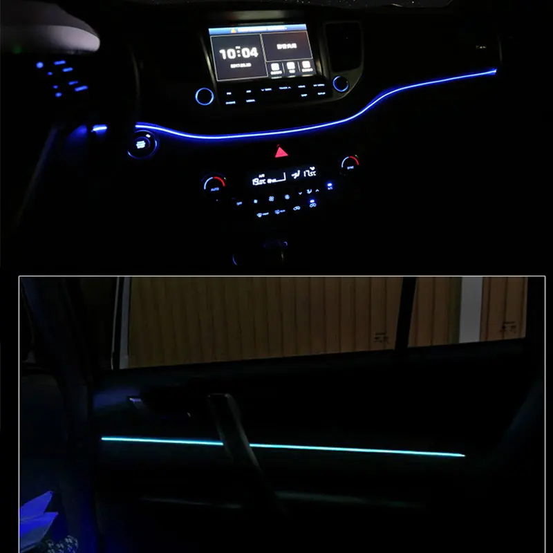 3 м авто Стайлинг интерьера литье гибкие светодиодные полосы света для BMW e30 e34 e36 e46