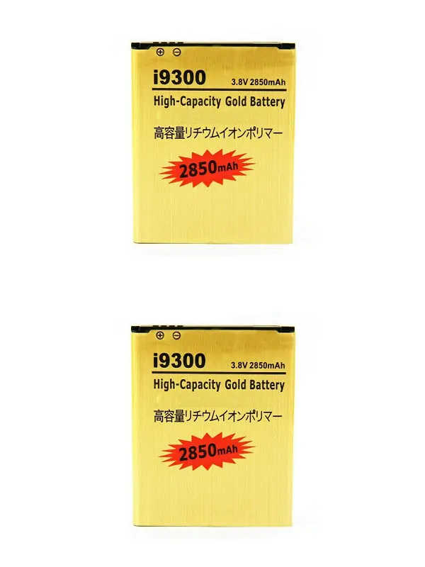 Seasonye 2 шт./лот 2850 мАч EB L1G6LLU Золотая сменная батарея для Samsung Galaxy S3 III S 3 i9300 I9308 I9305 i747