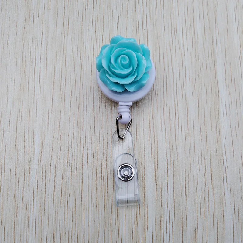 1 шт. симпатичный резиновый держатель с розами для медсестры студентов выдвижной