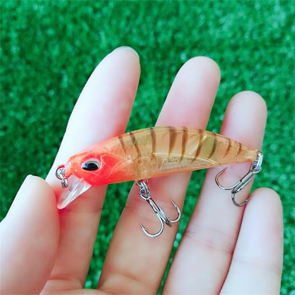 TSURINOYA DW63 7pcs 50mm 5g Sinking Minnow Hard bait Fishing Lures Mini Minnow Treble hook Artificial bait