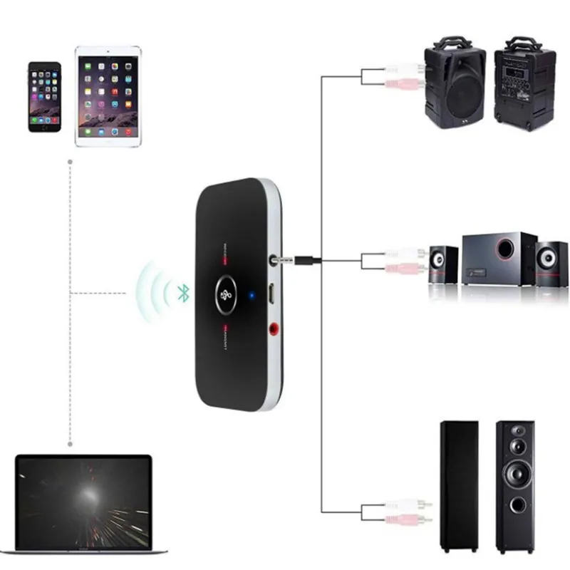 MP3 плеер наушники аксессуары беспроводной приемник Bluetooth передатчик два в одном