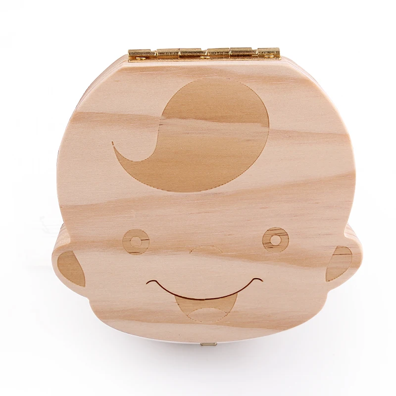 

3-7Years Wooden Tooth Box Organizer For Baby Keepsake Box Boy And Girl Image Wooden Storage Box Children Birthday Gifts C1346T